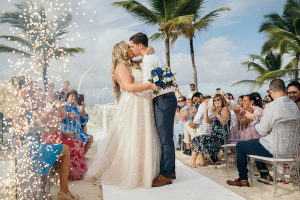 Beach Wedding celebration at Hard Rock Punta Cana / Jennifer & Kyle